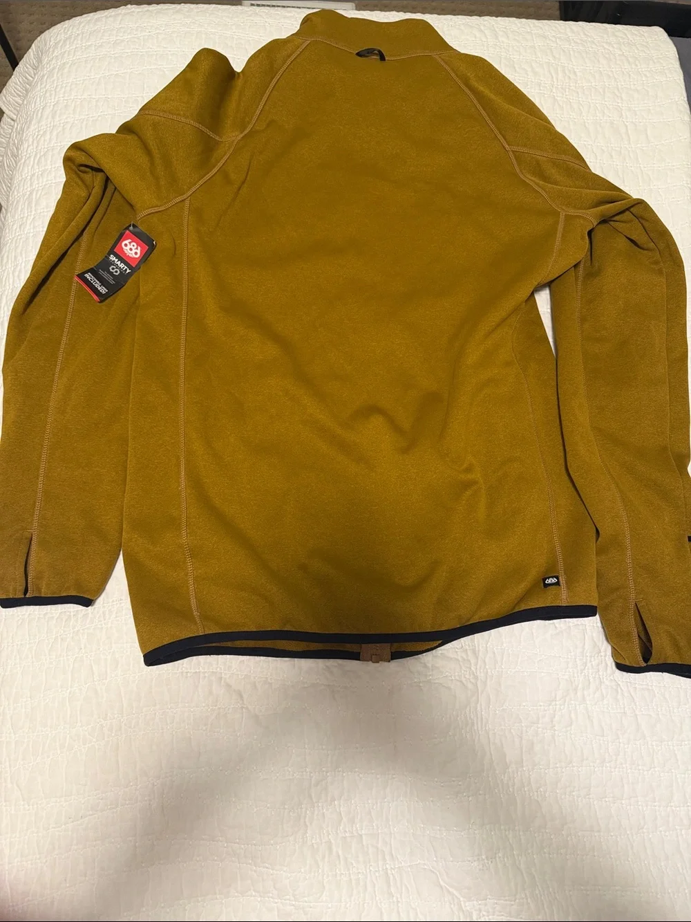 686 Men's Lightweight Full-Zip Jacket in Camel Brown